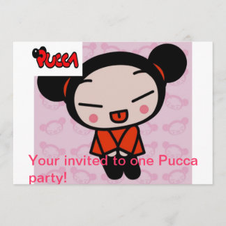 Invitaciones de Pucca