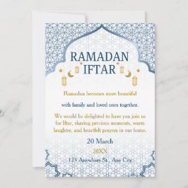 Invitaciones de Ramadan Mubarak – Iftar Familiar E