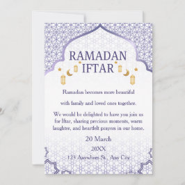 Invitaciones de Ramadan Mubarak – Iftar Familiar E