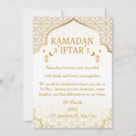 Invitaciones de Ramadan Mubarak – Iftar Familiar E