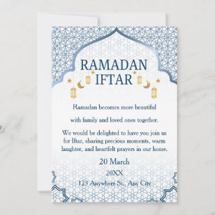 Invitaciones de Ramadan Mubarak – Iftar Familiar E