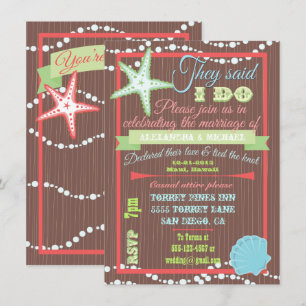 Invitaciones de recepción de boda después de la bo