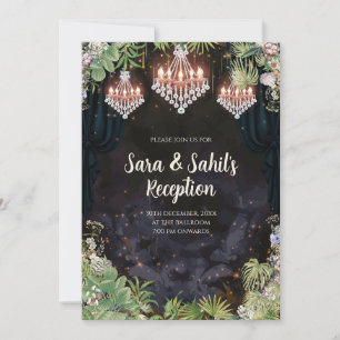 Invitaciones de recepción de boda digital india