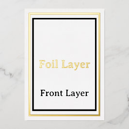 invitaciones de Relieve metalizado de prueba