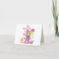 Invitaciones de relleno de la Princesa de 2º cumpl