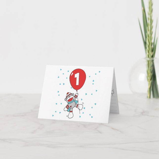 Invitaciones de relleno de primer cumpleaños del m (Anverso)