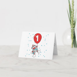 Invitaciones de relleno de primer cumpleaños del m