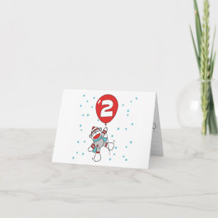 Invitaciones de relleno de segundo cumpleaños del 