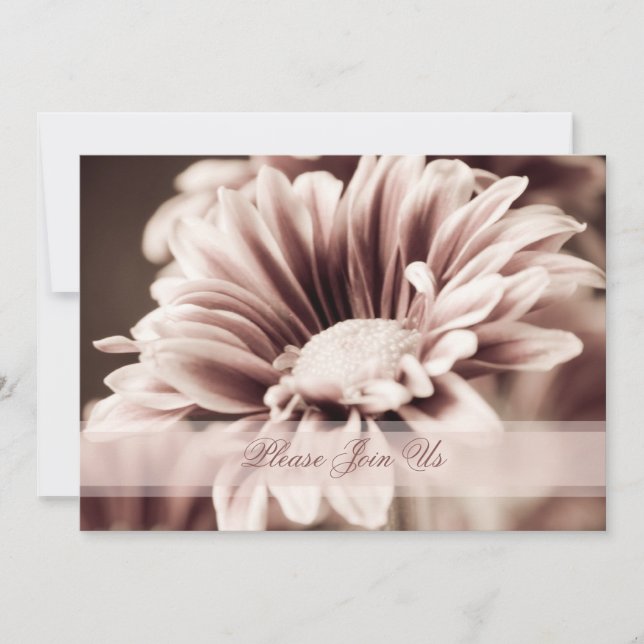 Invitaciones de renovación de votos de Boda floral (Anverso)