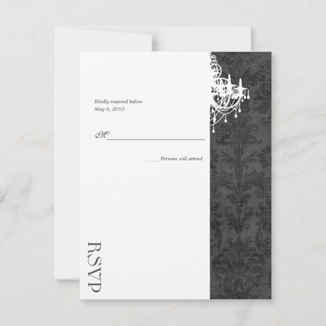 Invitaciones de respuesta de Candelier (Anverso)