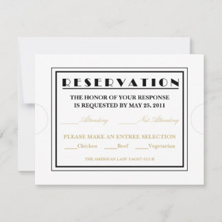 Invitaciones de respuesta de entradas de admisión