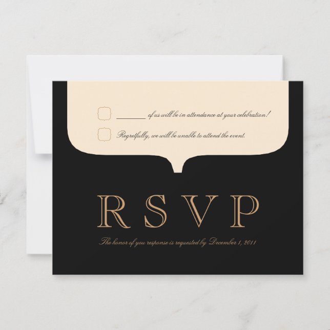 Invitaciones de respuesta de llamada (Anverso)