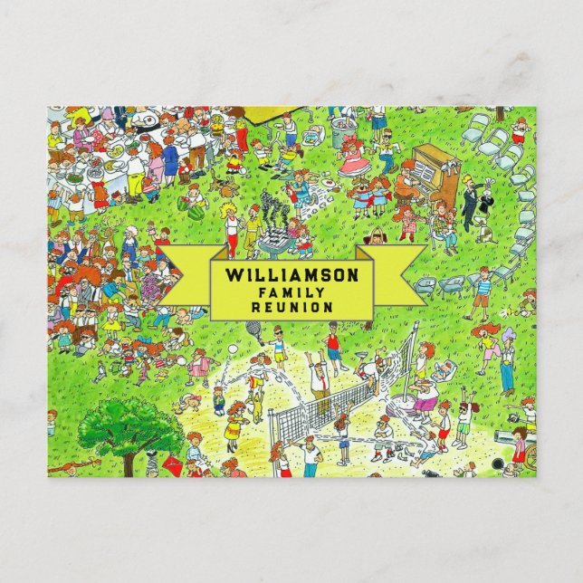 Invitaciones de Reunión Familiar (Anverso)