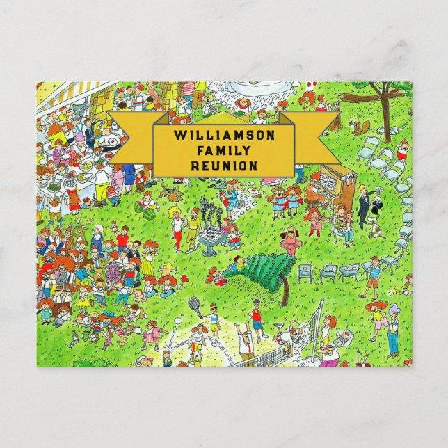 Invitaciones de Reunión Familiar (Anverso)