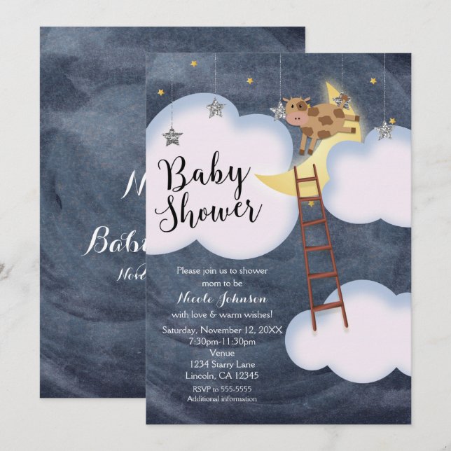 Invitaciones de Rima Infantil para Libro de Histor (Anverso / Reverso)