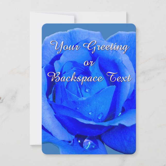 Invitaciones de Rosa Personalizadas Tarjetas de RS (Anverso)