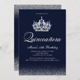 Invitaciones de Sapphire Quinceanera