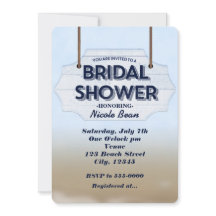 Invitaciones de Señal de Madera Blanca para Desped