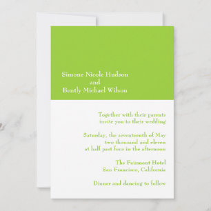 Invitaciones de simplicidad