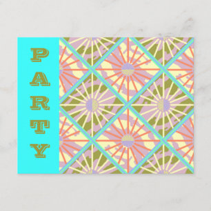 INVITACIONES DE SOL Y TURQUÍA DE LA ERA ESPACIAL D