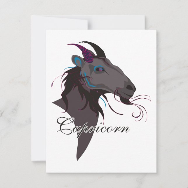Invitaciones de Starlight Capricorn (Anverso)
