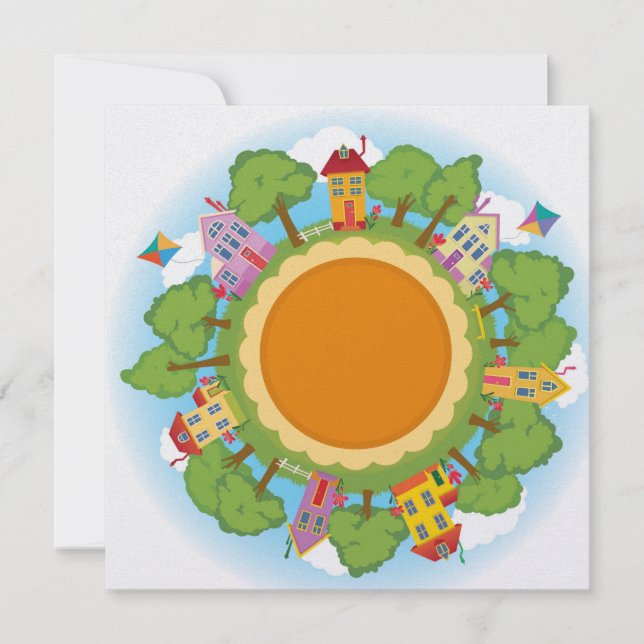 Invitaciones de su Personalizado de 5,25" x 5,25" (Anverso)