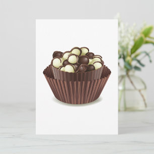 Invitaciones de Taza de Chocolates