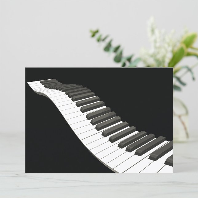Invitaciones de teclas de piano (Subido por el creador)