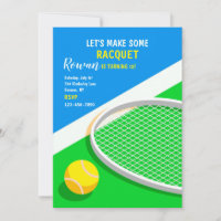 Invitaciones de Tenis
