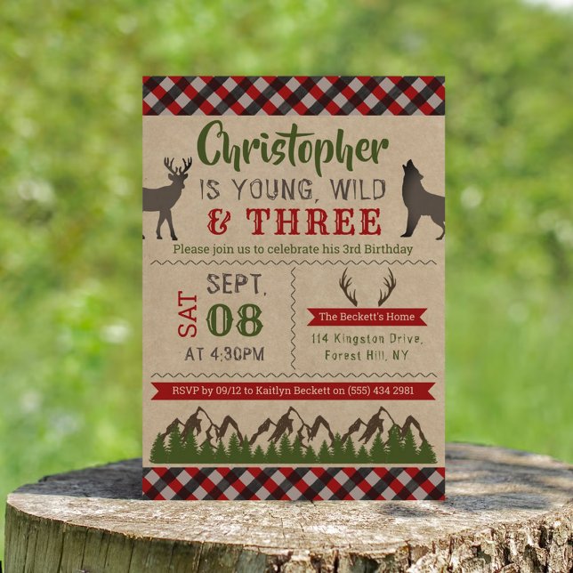 Invitaciones de tercer cumpleaños para jóvenes sal (Subido por el creador)