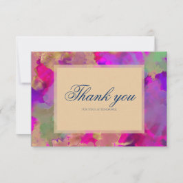 Invitaciones de tinta de mármol rosa, púrpura, ver