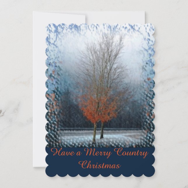 Invitaciones de tu Personalizado - Feliz Navidad e (Anverso)