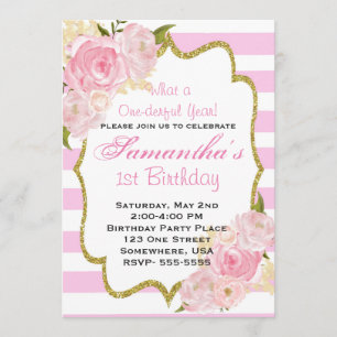 Invitaciones de un año maravilloso