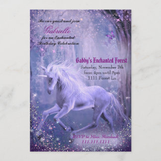 Invitaciones de unicornio, invitaciones de cumplea