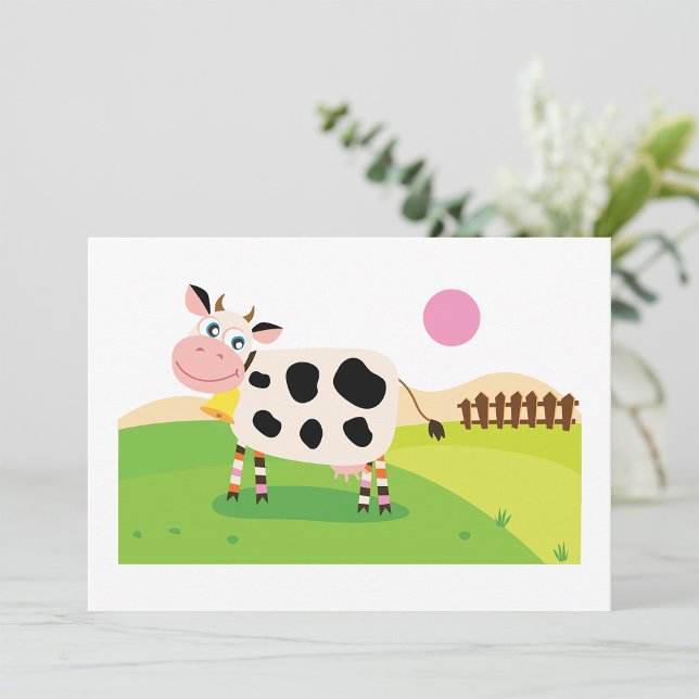 Invitaciones De Vaca En Campo (Subido por el creador)