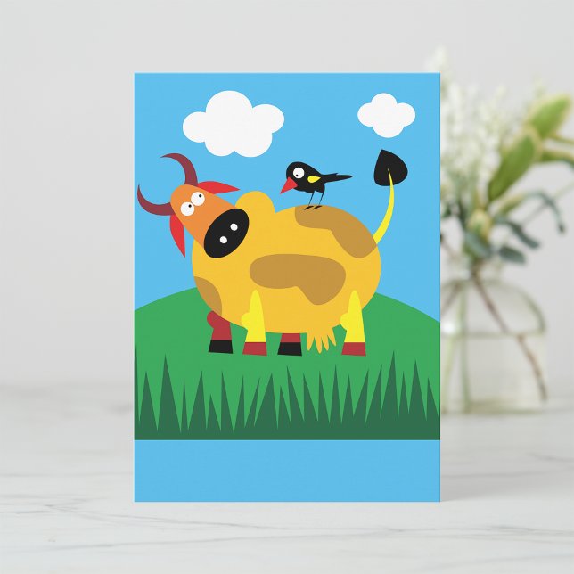 Invitaciones De Vacas Y Pájaros Negros (Subido por el creador)