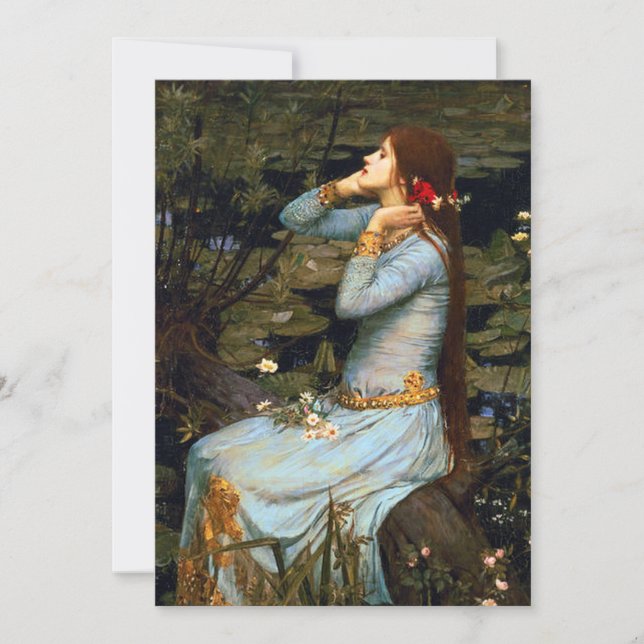 Invitaciones de Waterhouse Ophelia (Anverso)