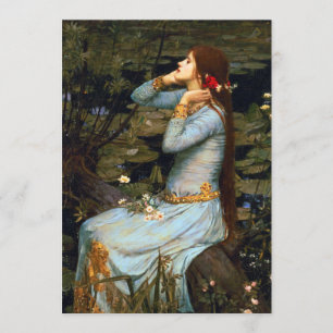 Invitaciones de Waterhouse Ophelia