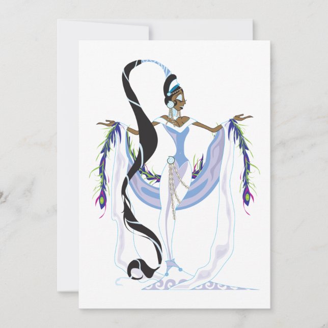 Invitaciones de Yemaya Divina (Anverso)