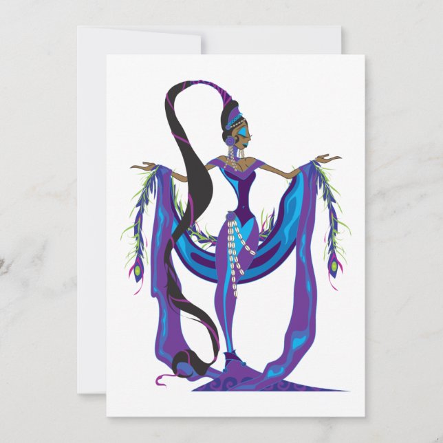 Invitaciones de Yemaya Olokun (Anverso)