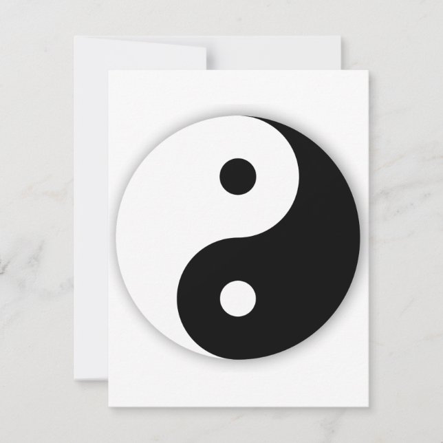 Invitaciones de Yin Yang (Anverso)