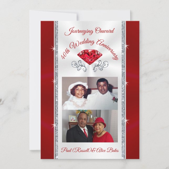 Invitaciones del 40º Aniversario de Special Order  (Anverso)