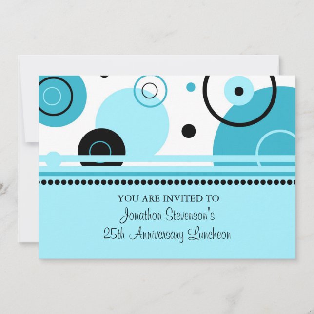 Invitaciones del alumerzo del aniversario del (Anverso)