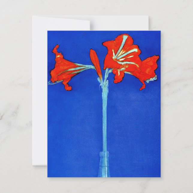 Invitaciones del Amaryllis de Mondrian (Anverso)