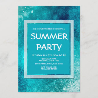 Invitaciones del azul del glaciar