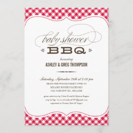 Invitaciones del Bbq Baby Shower del par