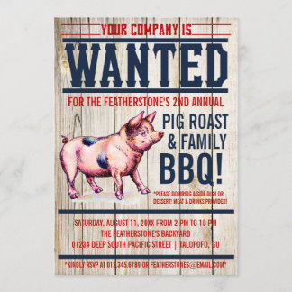 Invitaciones del Bbq de la familia de la carne