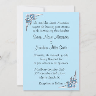 Invitaciones del boda de la mariposa