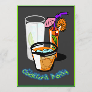 Invitaciones del cóctel de Coctails