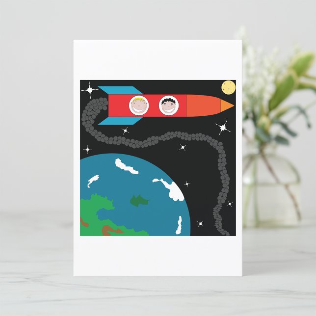 Invitaciones Del Cohete A La Luna (Subido por el creador)